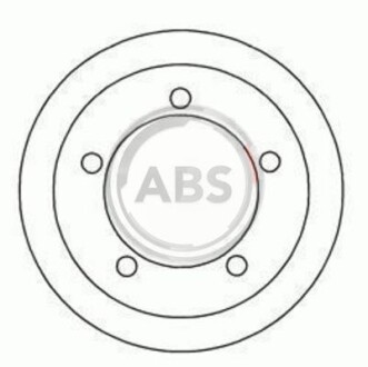 Тормозной барабан - A.B.S. 2405S