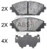 Гальмівні колодки дискові (1 к-т) A.B.S. - (b6YS3328ZA, BHY13328ZA, B4Y03328ZB) A.B.S. 35022 (фото 1)