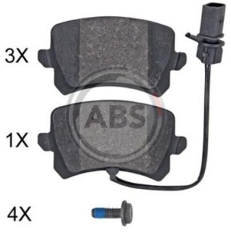 Klocki hamulc. audi q3 rs 13- ty? - (8U0698451E, 8U0698451D) A.B.S. 35132