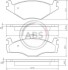 Гальмівні колодки пер. Cordoba/Golf/Ibiza/Jetta/Passat (81-02) - (191698151B, 191698151G, 321698151B) A.B.S. 36540 (фото 1)