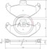 Комплект тормозных колодок, дисковый тормоз - (7701205491) A.B.S. 37051 (фото 1)