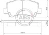 Комплект тормозных колодок, дисковый тормоз A.B.S. - (5581075F00, 5581075F10, 5581075F12) A.B.S. 37086 (фото 1)