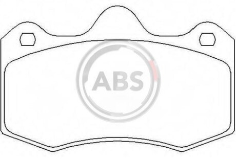 Гальмівні колодки дискові (1 к-т) A.B.S. - A.B.S. 37471