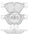 Гальмівні колодки дискові (1 к-т) A.B.S. - (34116771972, 34116777772, C2S48022) A.B.S. 37551 (фото 1)