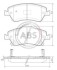 Гальмівні колодки дискові A.B.S. - (0446542180, 0446502370, 0446502200) A.B.S. 37620 (фото 1)