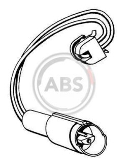Сигнализатор, износ тормозных колодок - (34212225229, 34351179821, 34351180780) A.B.S. 39506