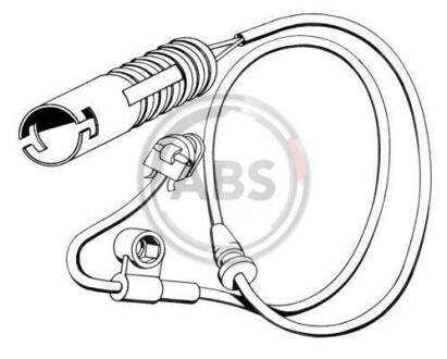 Сигнализатор, износ тормозных колодок - (1182065, 34351182065) A.B.S. 39531