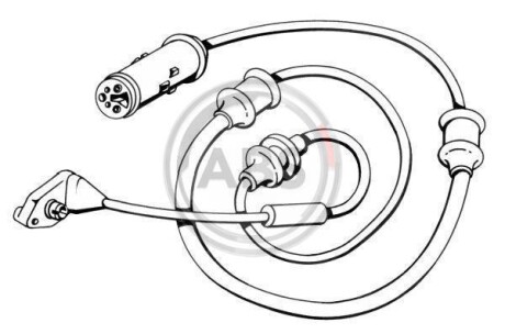 Сигнализатор, износ тормозных колодок - A.B.S. 39559
