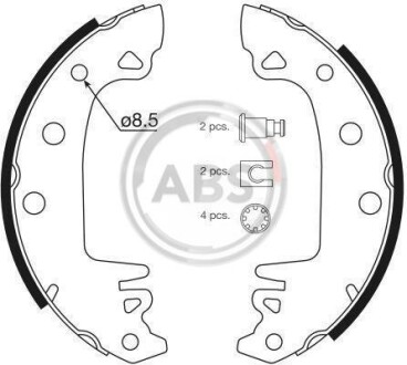 Комплект тормозных колодок - A.B.S. 8111