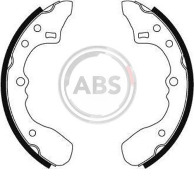 Колодки ручного гальма Mazda 3 89- - (b09226310, B0922638Z, B09249380) A.B.S. 8663