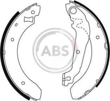 Комплект тормозных колодок A.B.S. - (5020409, 5020552, 5015665) A.B.S. 8705