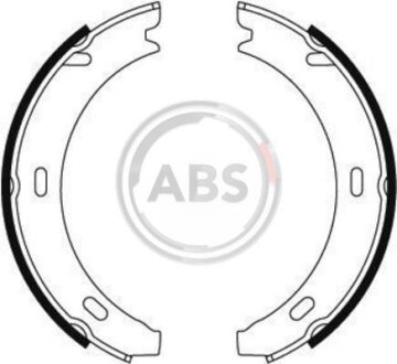 Комплект тормозных колодок, стояночная тормозная система A.B.S. - A.B.S. 8806