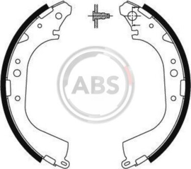 Комплект тормозных колодок - A.B.S. 8881