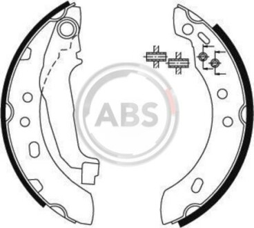 Комплект тормозных колодок - A.B.S. 8890