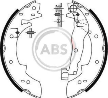 Комплект тормозных колодок - (423804, 423805, 423886) A.B.S. 8915