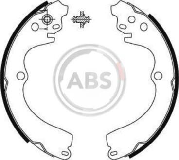 Комплект тормозных колодок A.B.S. - A.B.S. 8928