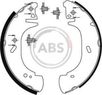 Гальмівні колодки барабан (1 к-т) A.B.S. - (94VB2200BB, 92VB2200BB, 7125123) A.B.S. 8941