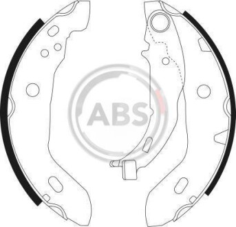 Колодки ручного гальма W168 97-04 (TRW) - (1684200220, 1684200320, 1684200620) A.B.S. 9041