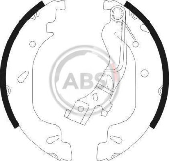 Комплект тормозных колодок - A.B.S. 9074