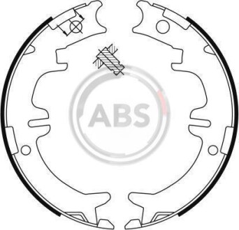 Колодки ручного гальма Lexus RX/IS/GS 93-08, Avensis/Previa/Rav4 90-06 - A.B.S. 9114