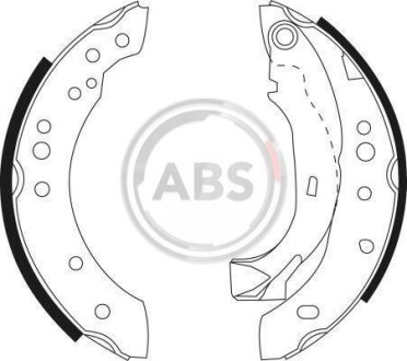 Гальмівні колодки зад. Citroen C2/C3 02- (TRW) - (4241L0, 424201, 424202) A.B.S. 9127