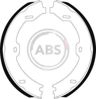 Комплект тормозных колодок, стояночная тормозная система - A.B.S. 9141