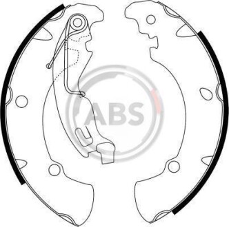 Комплект тормозных колодок - A.B.S. 9154