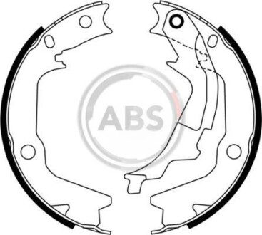 Гальмівні колодки зад. Getz/Sonata/Optima/Magentis 98-12 - (583501JA30, 583052KA00) A.B.S. 9198