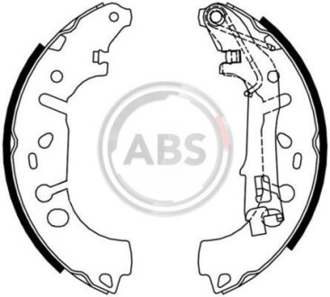 Комплект тормозных колодок - A.B.S. 9215