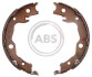 Гальмівні колодки зад. Leaf/Tiida/Pulsar/Sentra/Juke/Cube/Qashqai/X-Trail/RAV 4/Koleos 07- - (4654042010, 44060CY025, 4654042020) A.B.S. 9273 (фото 1)