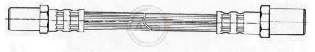 Шланг гальмівний ВАЗ 2108-99 (ABS) - A.B.S. SL 3262