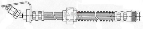 Гальмівний шланг Movano/Master/Movano 97-10 - (9160431, 4500131, 09160431) A.B.S. SL5728