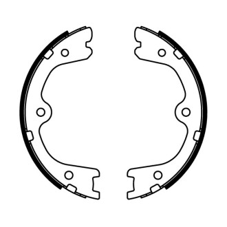 Гальмівні колодки, барабанні - ABE C01064ABE