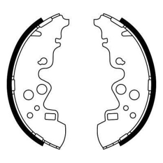 Гальмівна колодка MAZDA E 2.0/2.2D 05.85-12.03 - ABE C03051ABE