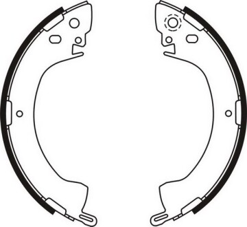 Гальмівні колодки, барабанні - ABE C05001ABE