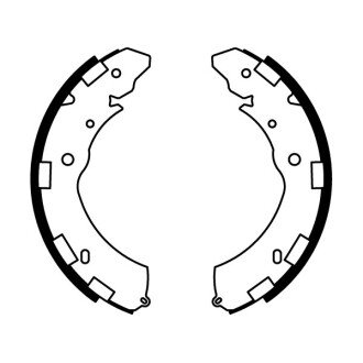 Комплект тормозных колодок - (4600A018, 4600A106, 4600A122) ABE C05060ABE