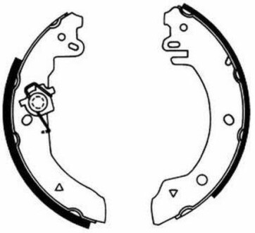 Фото 3 - Гальмівні колодки ABE C0G020ABE