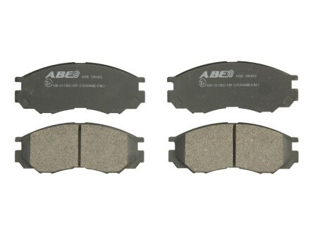 Тормозные колодки дисковые передние (Mitsubishi) - (mr389550, dbp511119, mr389547) ABE C15000ABE