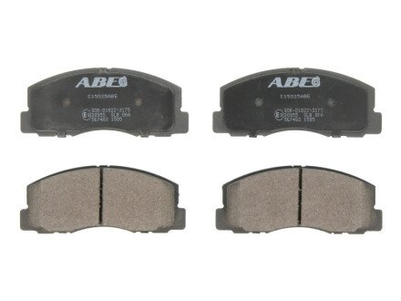 Тормозные колодки дисковые передние (Mitsubishi Nissan) - (ay040mt001, mb277192, mb277193) ABE C15025ABE