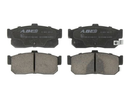 Тормозные колодки дисковые задние (Infiniti Nissan) - (440600N690, 4406031U90, 4406031U92) ABE C21030ABE