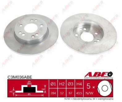 Тормозной диск - ABE C3M036ABE