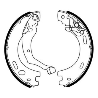 Комплект тормозных колодок, стояночная тормозная система - ((LR021877, LR025151, LR031947, SFS500012, SMB500070)) ABE CRI000ABE