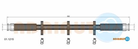 Шланг гальмівний - ADRIAUTO 011215