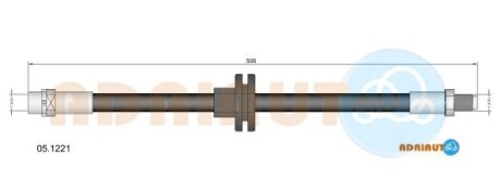 Шланг гальмівний - (34301166118) ADRIAUTO 051221
