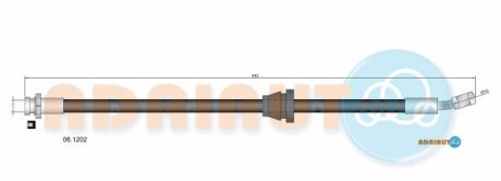 Шланг гальмівний - ADRIAUTO 061202