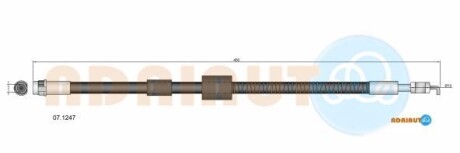 Citroen гальмівний шланг перед. лів. c4 1.2-1.6 09- - ADRIAUTO 07.1247