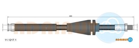 Шланг гальмівний - ADRIAUTO 1112171