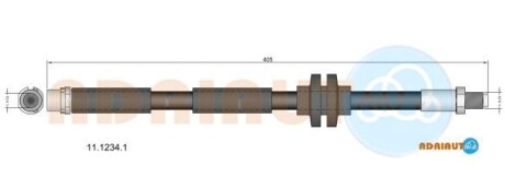 Шланг тормозной - ADRIAUTO 11.1234.1