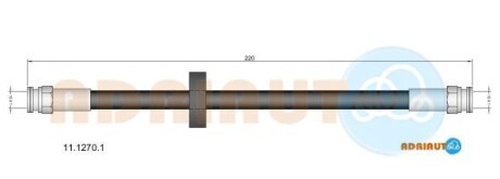 Шланг гальмівний - ADRIAUTO 1112701