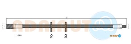 Шланг гальмівний - ADRIAUTO 111315